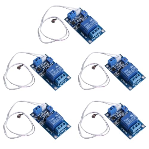 5X 12V Lichtschalter Fotowiderstand Relaismodul Erkennungssensor XH-M131 von XUJIAN