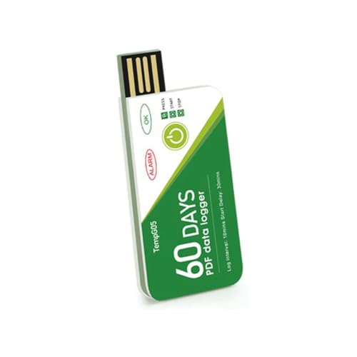 60 USB-Temperaturdatenlogger -30 ℃-+60 ℃ Bericht mit App IP67 Einweg-Hochpräzisionsrekorder mit Warnung von XUJIAN