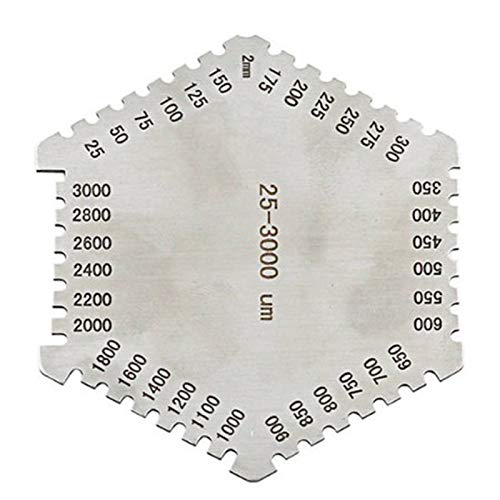 Diaphragma-Messgerät für feuchte Membran, Edelstahl, Kamm-Instrument, Nassfilm, Sechseck, Edelstahl, hohe Präzision Diaphragma-Messgerät für feuchte Membran, Edelstahl, Kamm-Instrument, Nassfilm, Sechseck, Edelstahl, hohe Präzision von XUJIAN
