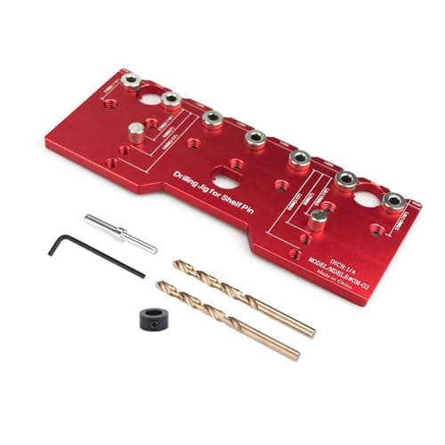 Regalstift-Vorrichtung, 32 mm Abstand, Bohrführung für Regalstifte Aus Aluminiumlegierung, Präzise Schablone Zur Schrankmontage mit Geraden Löchern Regalstift-Vorrichtung, 32 mm Abstand, Bohrführung für Regalstifte Aus Aluminiumlegierung, Präzise Schablone Zur Schrankmontage mit Geraden Löchern von XUJIAN