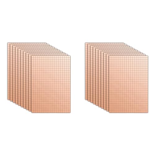 XUJIAN 12000 StüCk Selbstklebende -Mosaikfliesen, 20 Blatt Glasfliesen 5 X 5 mm Glasspiegel-Mosaikfliesen-Aufkleber (RoséGold) von XUJIAN