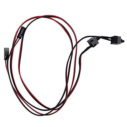 2 Pakete PC SW mit 2 Pins ein Aus drücken Taste ATX Computer Schalter 45 cm von XUJIAN