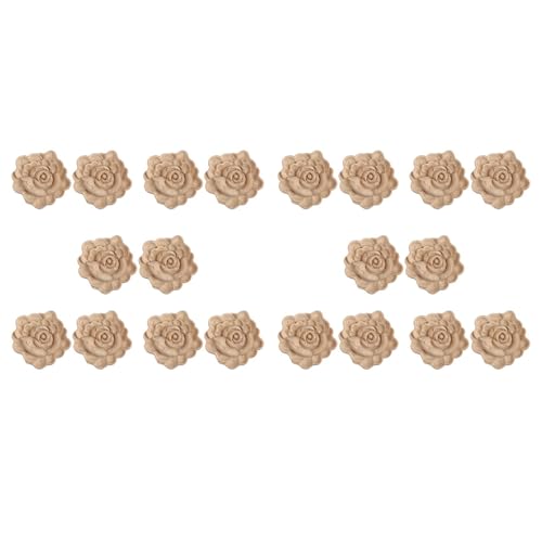 XUJIAN 20X Möbel Schnitzerei Applikationen Vintage Nautischen Schrank Tür Solide Abziehbilder Blumen Muster Geschnitzt Aus von XUJIAN