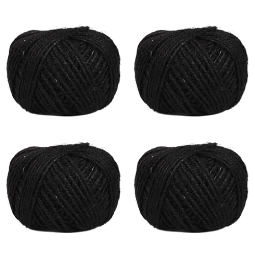 XUJIAN 4Stück 50m String Fuer Scrapbooking Gartenarbeit - Schwarz XUJIAN 4Stück 50m String Fuer Scrapbooking Gartenarbeit - Schwarz von XUJIAN