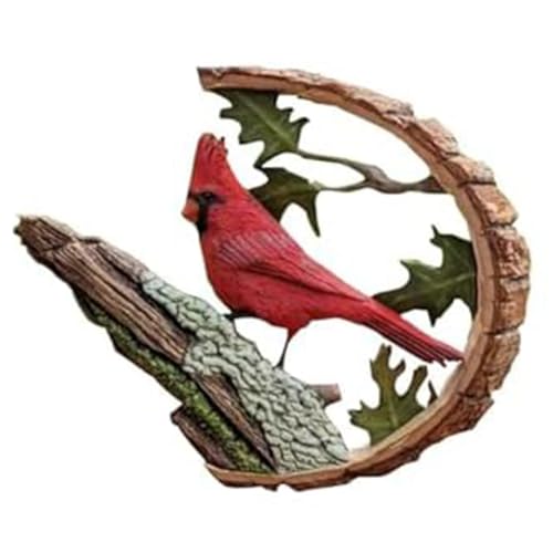 XUJIAN Lebendige Kardinalstatue, Handgefertigte Vogeldekoration, Kleiner, der auf Einen Tritt, Ornamente, Geschenk für Vogelliebhaber XUJIAN Lebendige Kardinalstatue, Handgefertigte Vogeldekoration, Kleiner, der auf Einen Tritt, Ornamente, Geschenk für Vogelliebhaber von XUJIAN