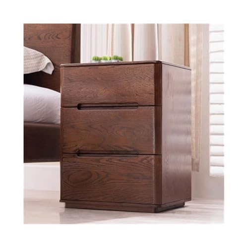XUJUAN-0227 Kommode Brauner Nachttisch mit DREI Schubladen, Aktenschrank, Aufbewahrungsschrank aus Massivholz for Wohnzimmer, Schlafzimmer, Arbeitszimmer, Bücher, Lampen usw XUJUAN-0227 Kommode Brauner Nachttisch mit DREI Schubladen, Aktenschrank, Aufbewahrungsschrank aus Massivholz for Wohnzimmer, Schlafzimmer, Arbeitszimmer, Bücher, Lampen usw von XUJUAN-0227