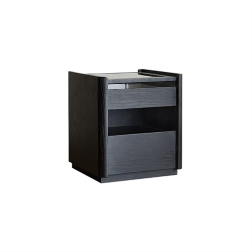 XUJUAN-0227 Kommode Schwarzer Lagerschrank mit Schubladen, Nachttischschrank aus Massivholz for Wohnzimmer, Schlafzimmer, Arbeitszimmer XUJUAN-0227 Kommode Schwarzer Lagerschrank mit Schubladen, Nachttischschrank aus Massivholz for Wohnzimmer, Schlafzimmer, Arbeitszimmer von XUJUAN-0227