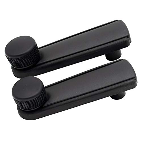2 x Fensterhebergriff Kurbel Kurbelwelle Manuell links rechts Reparatur für Transporter T4 1990–1994 Passat 1982–1992 357837581 von XUKEY