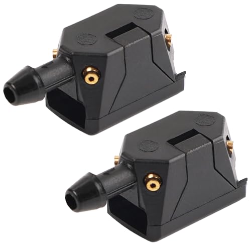 XUKEY Scheibenwaschdüse Universal, 2 Stück Windschutzscheibe Waschdüsen 4 Loch Passend für 8mm Wischerarm Frontscheibenwaschdüsen Windschutzscheibe Waschdüsen Wischersprühdüsen XUKEY Scheibenwaschdüse Universal, 2 Stück Windschutzscheibe Waschdüsen 4 Loch Passend für 8mm Wischerarm Frontscheibenwaschdüsen Windschutzscheibe Waschdüsen Wischersprühdüsen von XUKEY