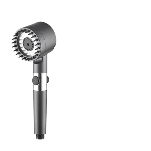 4 Modi Massage-Duschkopf Mit Silikonbürste Abnehmbarer Sprühpistolenmodus Handbrause Mit Hochdruck-Badezimmerbrause Mit Filter(Shower set 2) von XUKQCVYC