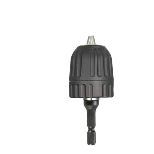 Handbohrfutter Sechskantgriff Mini-Dreibackenfutter Elektrisches Schleiffutter Zubehör 0,3-10 Mm Spiralbohrfutter(1PC(0.8-10mm)) von XUKQCVYC
