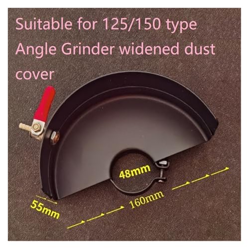 M10/M14 Winkelschleifer Rad Zu Nutmaschine Adapter Conversion Kit Flansch Mutter Metall Kontermutter Nutmaschine For 100/125(160x48mm) von XUKQCVYC