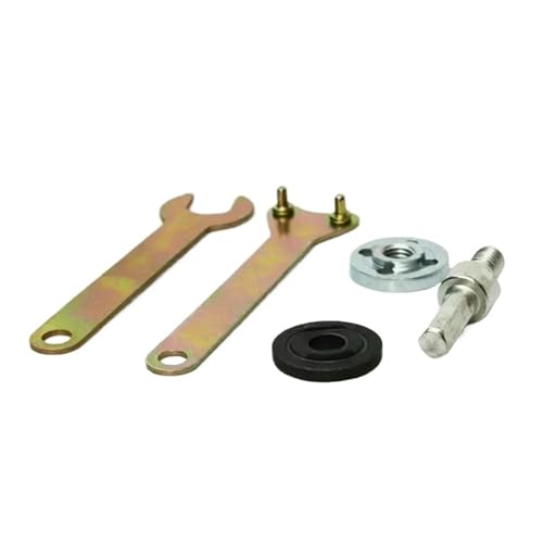 M10 Elektrische Bohrer Konverter Spindel Adapter Poliert Pleuel Hand Werkzeug Mit Flansch Mutter + Schlüssel Holz Metall Winkel Grinder(5pcs white rod) von XUKQCVYC