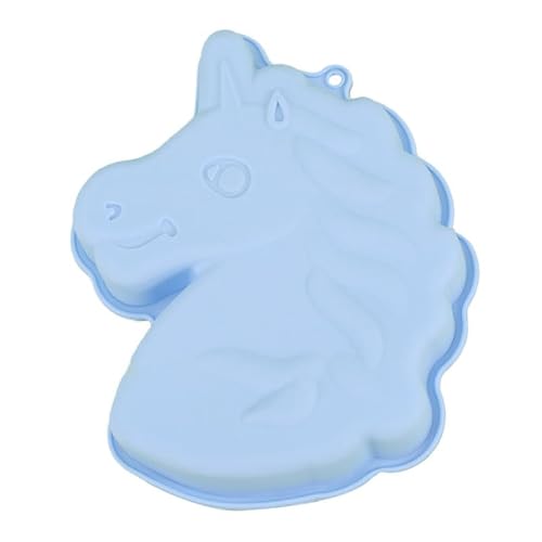XULEGGNK Einhorn Backform Kuchenform, Einhorn Silikonformen, Pferd Silikonform Für Kuchen, Einhorn Kuchenformen Silikon, 3D-Kuchenform, Für Backen Im Ofen, Geburtstage, Mottopart Weihnachten, Blau XULEGGNK Einhorn Backform Kuchenform, Einhorn Silikonformen, Pferd Silikonform Für Kuchen, Einhorn Kuchenformen Silikon, 3D-Kuchenform, Für Backen Im Ofen, Geburtstage, Mottopart Weihnachten, Blau von XULEGGNK