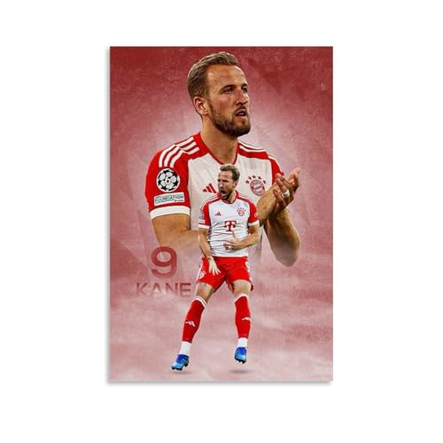 XULLONG Harry Kane Kunstposter Kunst Leinwand Gemälde Dekor Wanddruck Foto Zuhause Moderne Dekorationen 60 x 90 cm von XULLONG