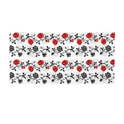 Blumen-Rose mit Blättern, Frühlingsdruck, Banner für drinnen und draußen, Hintergrund-Banner, Requisiten, Hip-Hop-Event-Themenschild, Dekorationen Blumen-Rose mit Blättern, Frühlingsdruck, Banner für drinnen und draußen, Hintergrund-Banner, Requisiten, Hip-Hop-Event-Themenschild, Dekorationen von XULLZH