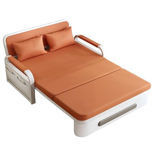 XULOEGYUNE Klappbares Schlafsofa, multifunktionales umwandelbares Schlafsofa: platzsparendes Design mit Schubladen, perfekt für kleine Wohnungen (X-Large) von XULOEGYUNE