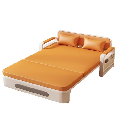 XULOEGYUNE Schlafsofa, multifunktionales Klappsofa, umwandelbar in einen Wohnzimmerschläfer, mit 2 Kissen, platzsparendes Design, (XX-Large) von XULOEGYUNE