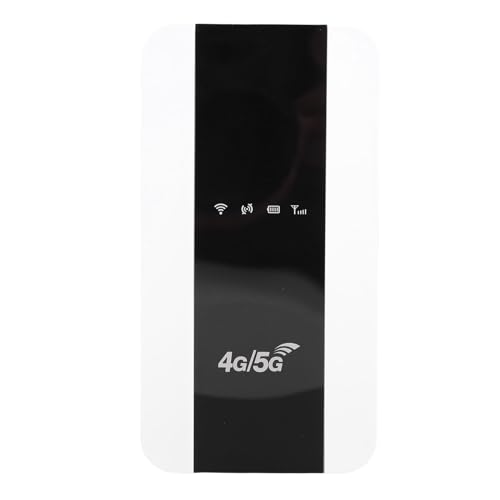 XUMIUZIY 4G 5G Tragbarer WiFi Hotspot, Mobiler Hotspot mit SIM Kartensteckplatz, Unterstützung von 150 Mbit/S, 10 Gerätekonnektivität, 3000 mAh für (Europa und Asienversion) von XUMIUZIY