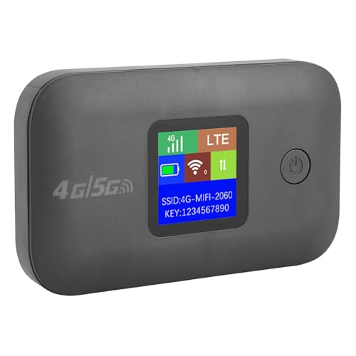 XUMIUZIY 4G Mobiler Hotspot, Unterstützung von 8-10 Benutzern Stabile Signature Compact Tragable Router 4G LTE Wieder Aufgeladen mit SIM Slot to Travel (Asiatische Version) von XUMIUZIY