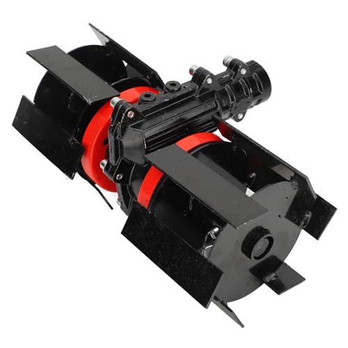 XUMIUZIY Bilgerkram, Tiefpflügenrad Universal 9 Zahn Aluminium Eisen Multifunktional für Unkraut (26 mm) von XUMIUZIY