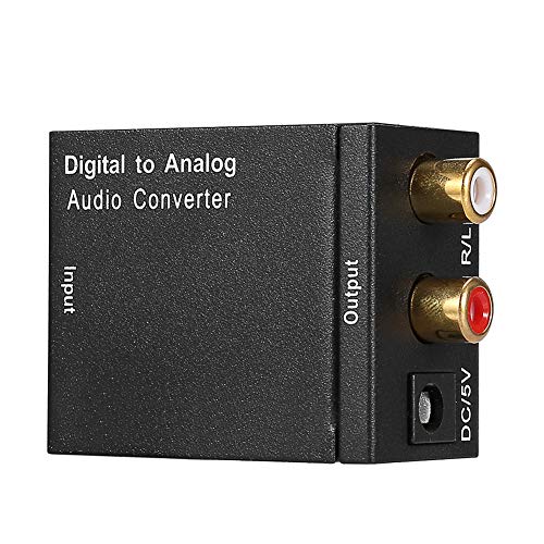 XUMIUZIY Digitalkonverter -Kabeladapter, Audiokonverteradapter, Digitalkabeladapter, Computer Digital Converter, Bequem für die Unterhaltung zu Hause von XUMIUZIY