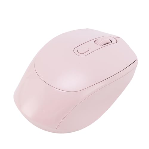 XUMIUZIY Drahtlose Maus, Wiederauf Ladbare Silent Gaming Mouse mit -Dual-Mode-Verbindung, 3-stufiger DPI Einstellbar 800 1200 1600DPI, für Study-Study-Klassen Zimmer in Ruhiger (Rosenate) von XUMIUZIY