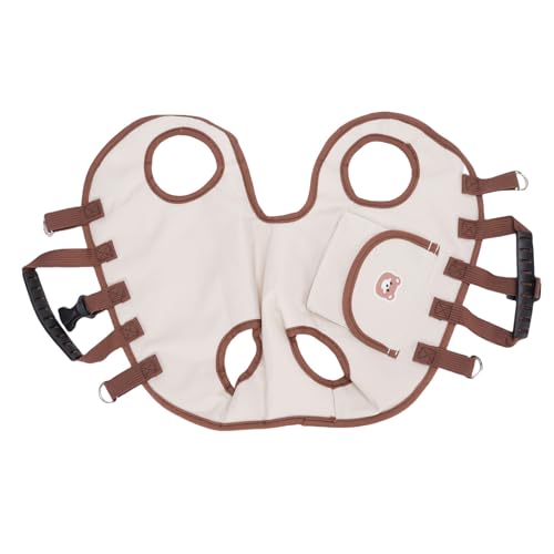 XUMIUZIY Hundetransportschlinge, Verstellbares Riemen Oxford Stoff Bequeme Leichte Atmungsaktive Hundeträger Zum Gehen (M Size) von XUMIUZIY