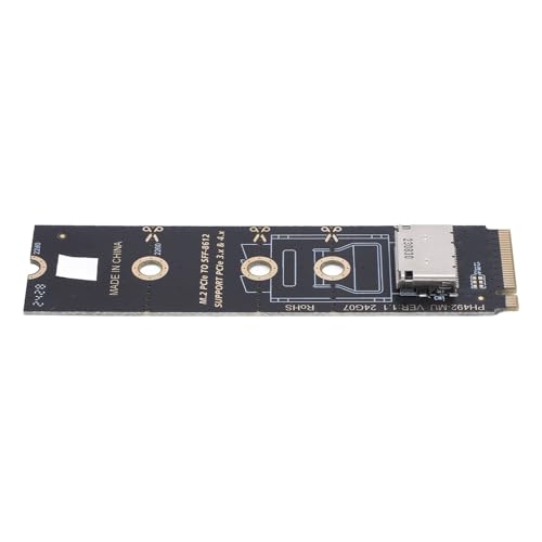 XUMIUZIY M.2 Bis SFF-8612 Host-Adapter, Erweiterung des Systems PCIe 3.0 M.2 Mey an den SFF-8611-Adapter für PCIe NVMe SSD (PH492-MU) von XUMIUZIY