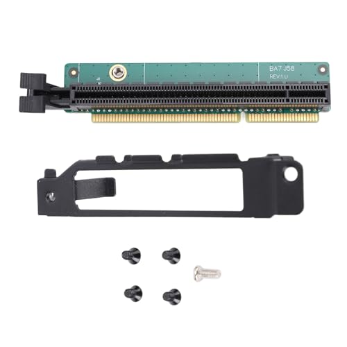 XUMIUZIY PCI E 16X Riser -Karte, Grafikadapterkarte für die Tiny6 -Serie mit Plug -and -Play, Breite Kompatibilität für P340 P350 M90q P620 P1000 (Mit Rückenplatte) von XUMIUZIY