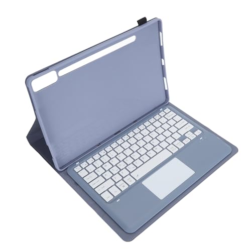 XUMIUZIY Tablet-Tastaturhülle, Ultradünne Magnetische Tablet-Hülle mit Abnehmbarer Kabelloser Bluetooth-Tastatur für Tab P12 12,7 Zoll Tablet mit Touchpad-Stifthalter TB370FU TB371FC von XUMIUZIY