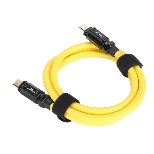 XUMIUZIY Typ -C -Ladungskabel, Unterstützen Sie PD3.1 140 W Permanent Kabel Typ 20 GB/S Fast HD Lading 8K 60 Hz für Computer (Männlich bis männlich, 1m/3,3 Fuß gerade Kabel) von XUMIUZIY