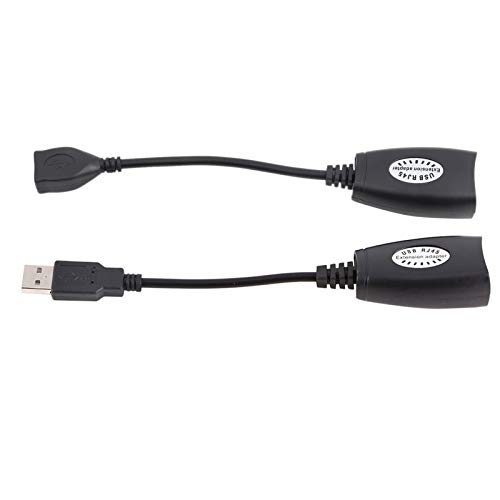 XUMIUZIY USB 2.0 Bis RJ45 -Adapter, USB Männliche Frau an RJ45 Ethernet Extension Extender Network Adapter Kabel Verkabelt, über RJ45 CAT 6/5 von XUMIUZIY