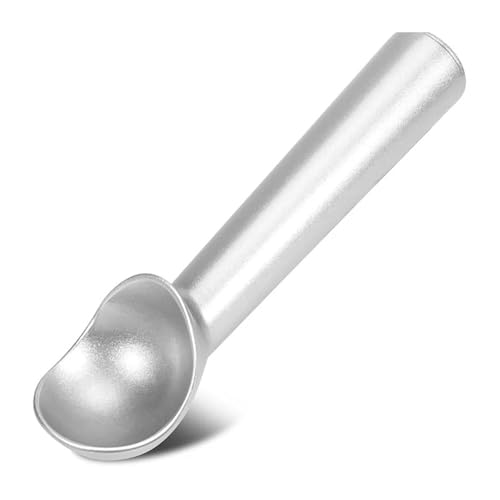 Aluminiumlegierung Eisportionierer Scooper mit Trigger Multifunktionale Obst DIY Küchenbedarf(Silver) von XUMKFJRE