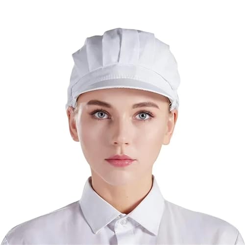 XUMKFJRE Elastische KochmüTze Mesh Atmungsaktive Mesh-Arbeitshüte Damen Herren Haarschutzkappen Werkstatthut Gastronomie Backkappe Küche Kochhut 2 Stück Haarwickel(Gray) von XUMKFJRE