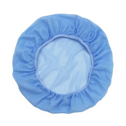 XUMKFJRE Elastische KochmüTze Mesh Hygiene-Netz-Arbeitshut Großhandel Atmungsaktive Haarnetze Koch-Hygienekappe Arbeitskleidung Food-Service-Kappe Kantine Catering(Light Blue) von XUMKFJRE