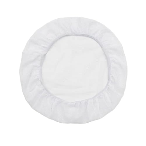 XUMKFJRE Elastische KochmüTze Mesh Hygiene-Netz-Arbeitshut Großhandel Atmungsaktive Haarnetze Koch-Hygienekappe Arbeitskleidung Food-Service-Kappe Kantine Catering(White) von XUMKFJRE