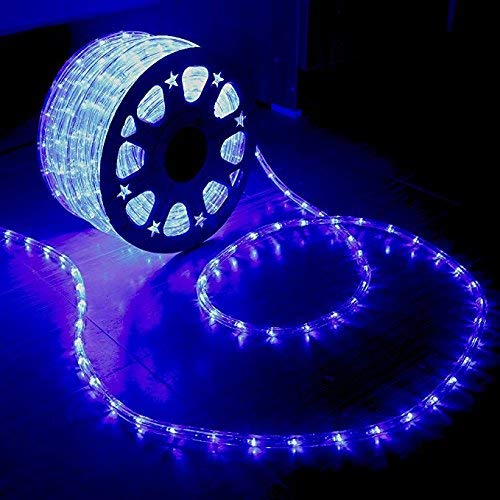 XUNATA 220V-240V LED Lichterschlauch Licht Leiste 36LEDs/m IP65 Wasserdicht Schlauch Seil Lichter für Innen Außen Garten Party Weihnachten Deko（Blau，1M von XUNATA