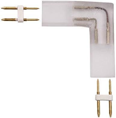 XUNATA 3PCS 2Pin 4Pin LED-Streifen Verbinder ('L' Connector 2pin, 8MM) von XUNATA