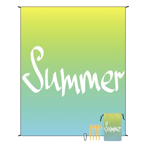 XUNPENG Stranddecke Sanddicht wasserdicht Winddicht, geeignet für Picknicks im Freien, Zelt Camping, Camping Matten / 86,6 * 70,8 in (STD-001-21) von XUNPENG