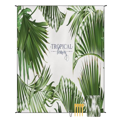 XUNPENG Stranddecke Sanddicht wasserdicht Winddicht, geeignet für Picknicks im Freien, Zelt Camping, Camping Matten / 86,6 * 70,8 in / 2 PCS (STD-001-13) von XUNPENG