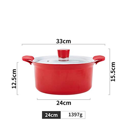 XUNYIHE Korean 24CM Antihaft Pfanne Suppentopf Emaille Antihaft Pfanne Kochgeschirr Bratpfanne Topf Allgemeine Verwendung für Gas-und Induktionsherd,24cm XUNYIHE Korean 24CM Antihaft Pfanne Suppentopf Emaille Antihaft Pfanne Kochgeschirr Bratpfanne Topf Allgemeine Verwendung für Gas-und Induktionsherd,24cm von Ywmsfl