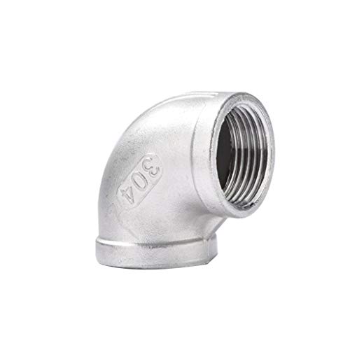 1/8" - 1" BSP Innen- auf Außengewinde Winkel-Rohrverschraubungsverbinder - 304 Edelstahladapter for Sanitärinstallationen(0.5 Inch) von XUPBEHJO