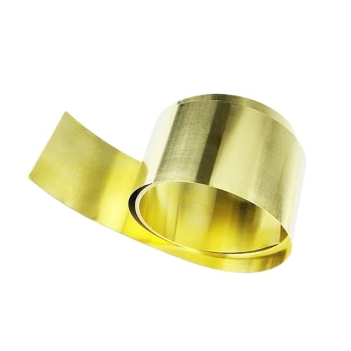 1 Stück Messingfolienrolle – 100 mm breites Kupferblech for Basteln, Dekorieren und for DIY-Projekte(0.02x100x1000mm) von XUPBEHJO
