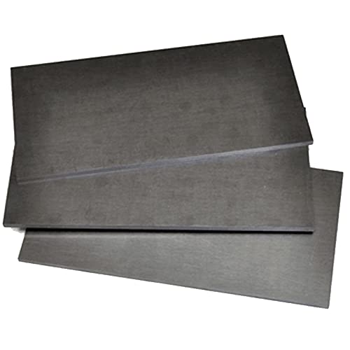 3-teiliges Graphitplatten-Set mit 99,99% Elektroden, rechteckige Platten – 50 x 100 mm, Zubehör for die Metallbearbeitung(Thick5mm) von XUPBEHJO