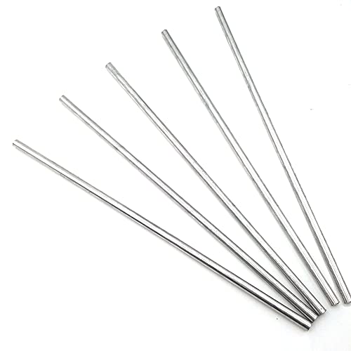 6061 Aluminium-Rundstäbe – perfekt for Heimwerkerarbeiten, Messergriffe und mehr – 500 mm Länge(Diameter 8mm 5pcs) von XUPBEHJO