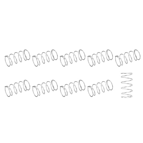 Anpassbare Druckfedern aus Edelstahl – 0,1–0,15 mm Drahtdurchmesser, 5–25 mm Länge, 0,8–2 mm Außendurchmesser(100pcs 0.1x0.8x12mm) von XUPBEHJO