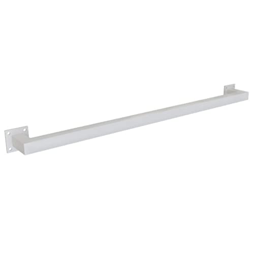 Anpassbares 1,6-20-Fuß-Treppenhandlauf-Set - Langlebiges Sicherheitsgeländer aus Schmiedeeisen for den Innen- und Außenbereich(White,400cm) von XUPBEHJO