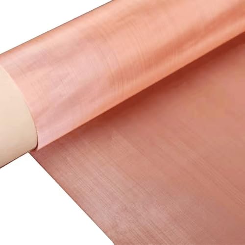 Kupferdrahtgeflecht 50 x 100 cm – rostfreies Messinggeflecht for Belüftung und Laborgebrauch(20 Mesh) von XUPBEHJO