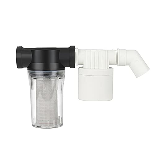 XUPBEHJO 1/2 Zoll 3/4 Zoll 1 Zoll Kunststoff-Schwimmerventil mit Filter – Automatische Wasserstandsregelung for Solarwassertanks und Wassertürme(1inch) von XUPBEHJO
